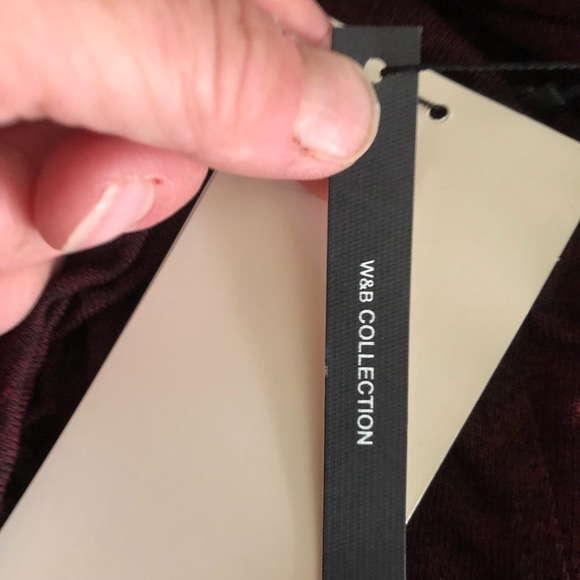 Zara W&B Collection maroon lightweight turtleneck knit top NWT Large - Picture 8 of 10